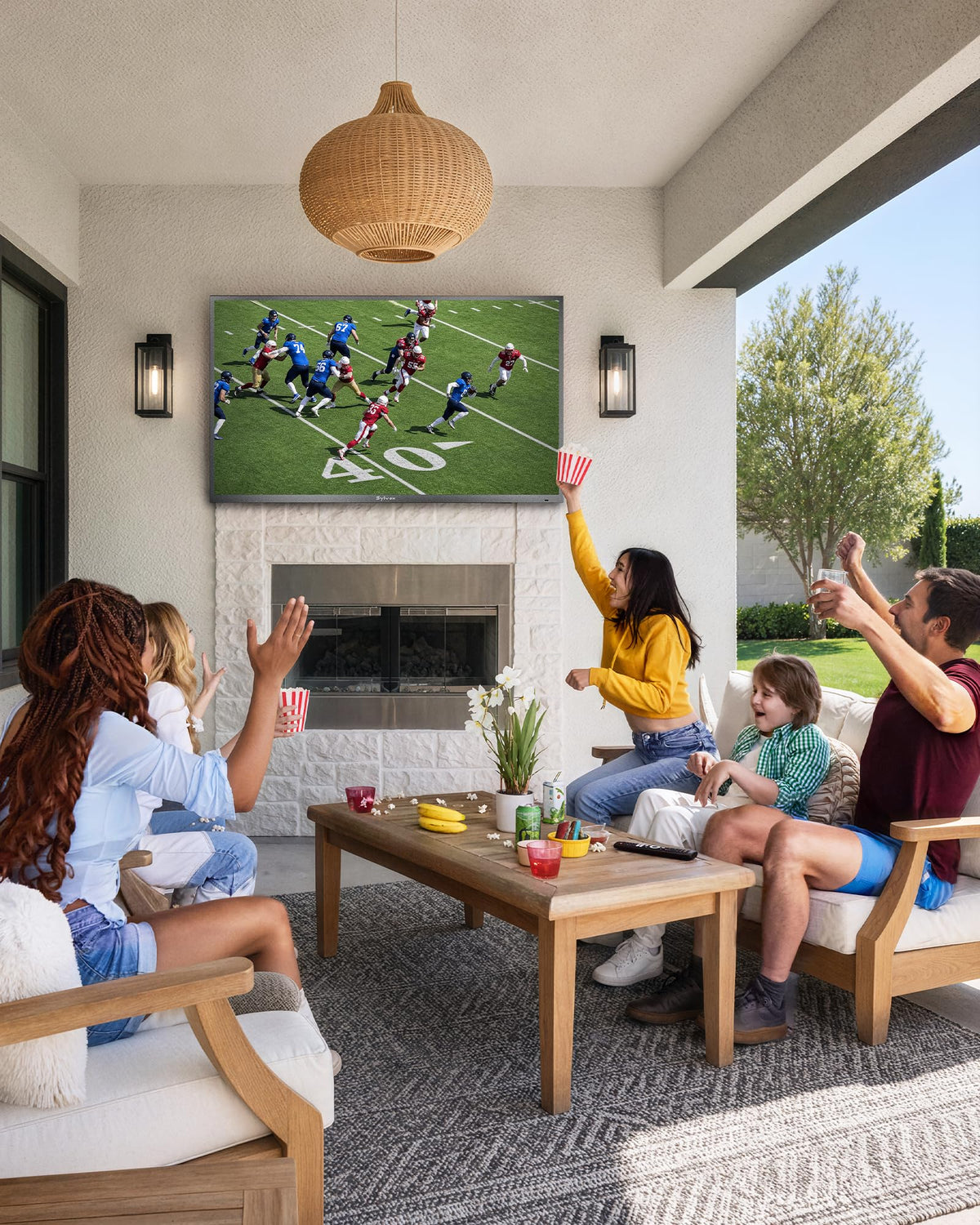 55 inch Smart Waterproof 4K UHD Outdoor TV W8528