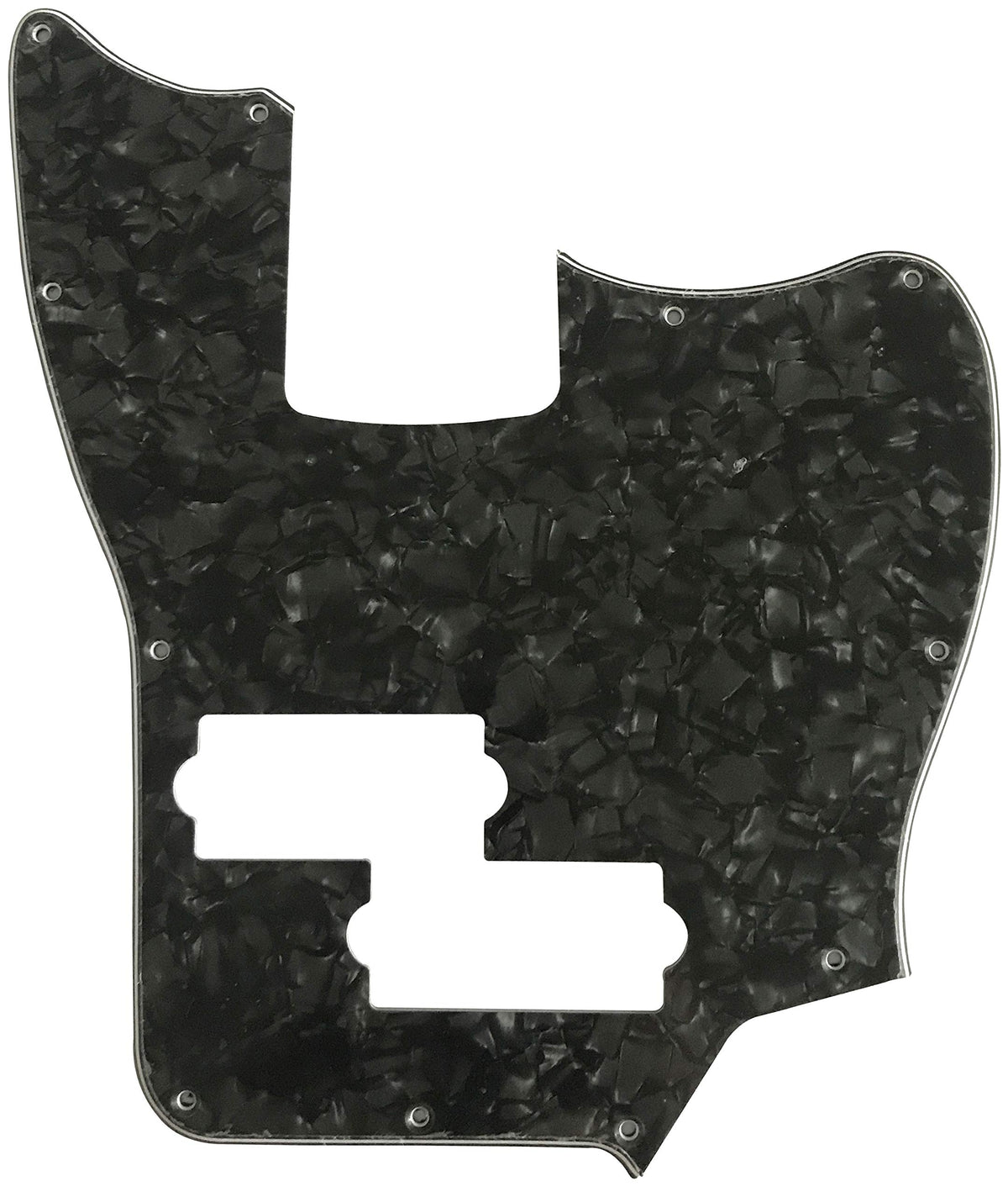 4 Ply Black Pearl Short Scale Guitar Pickguard I5614