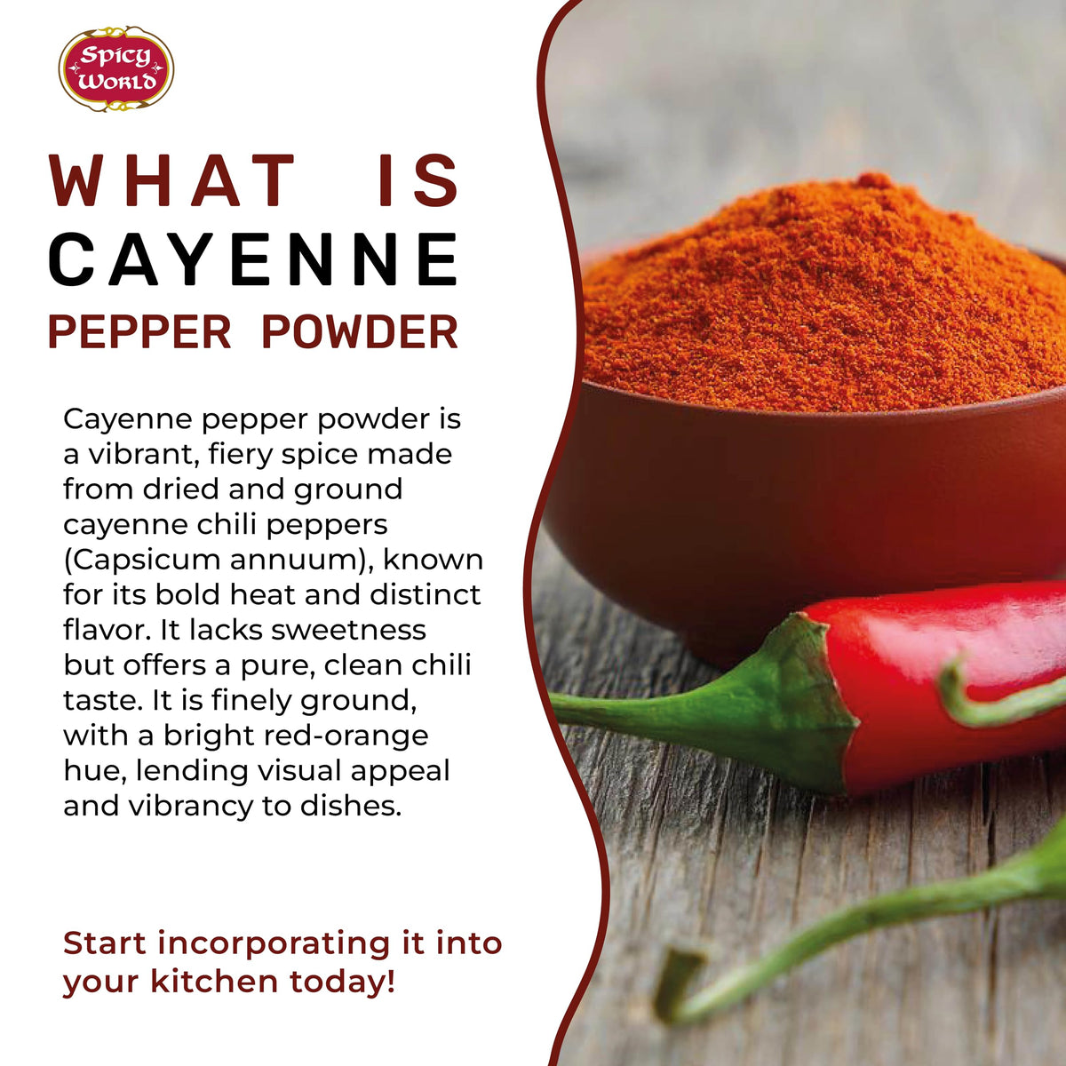 Cayenne Pepper Powder 5 LBS Gluten Free M12344