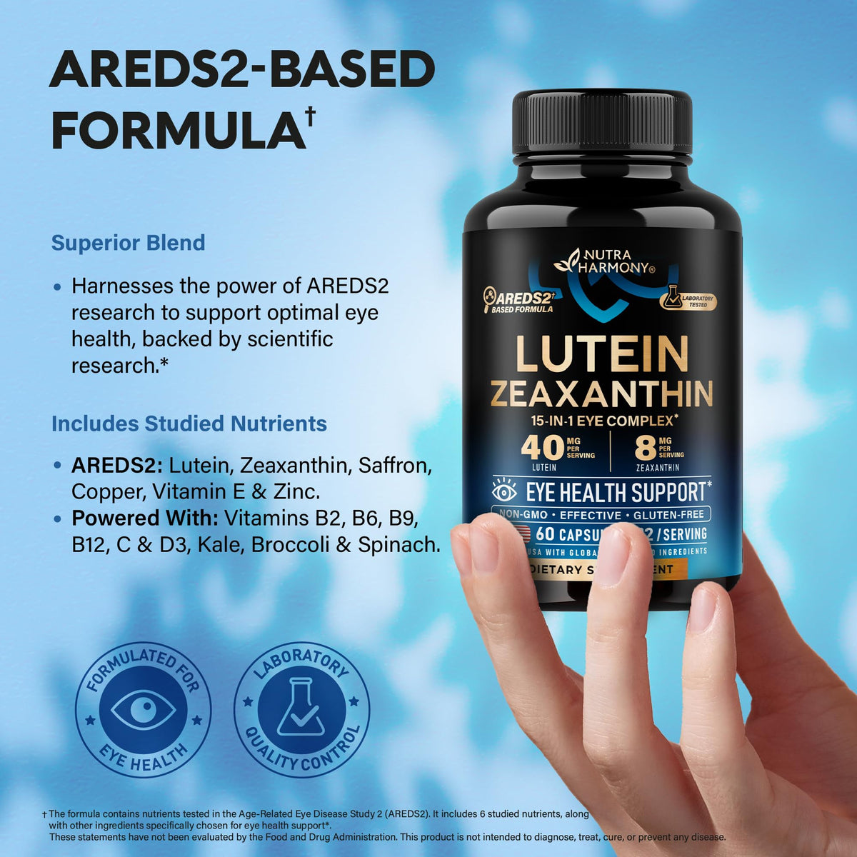 Lutein and Zeaxanthin 60 Caps P469