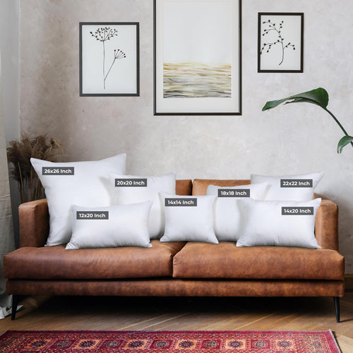 18x18 Decorative Pillow Inserts Set of 4 S50388