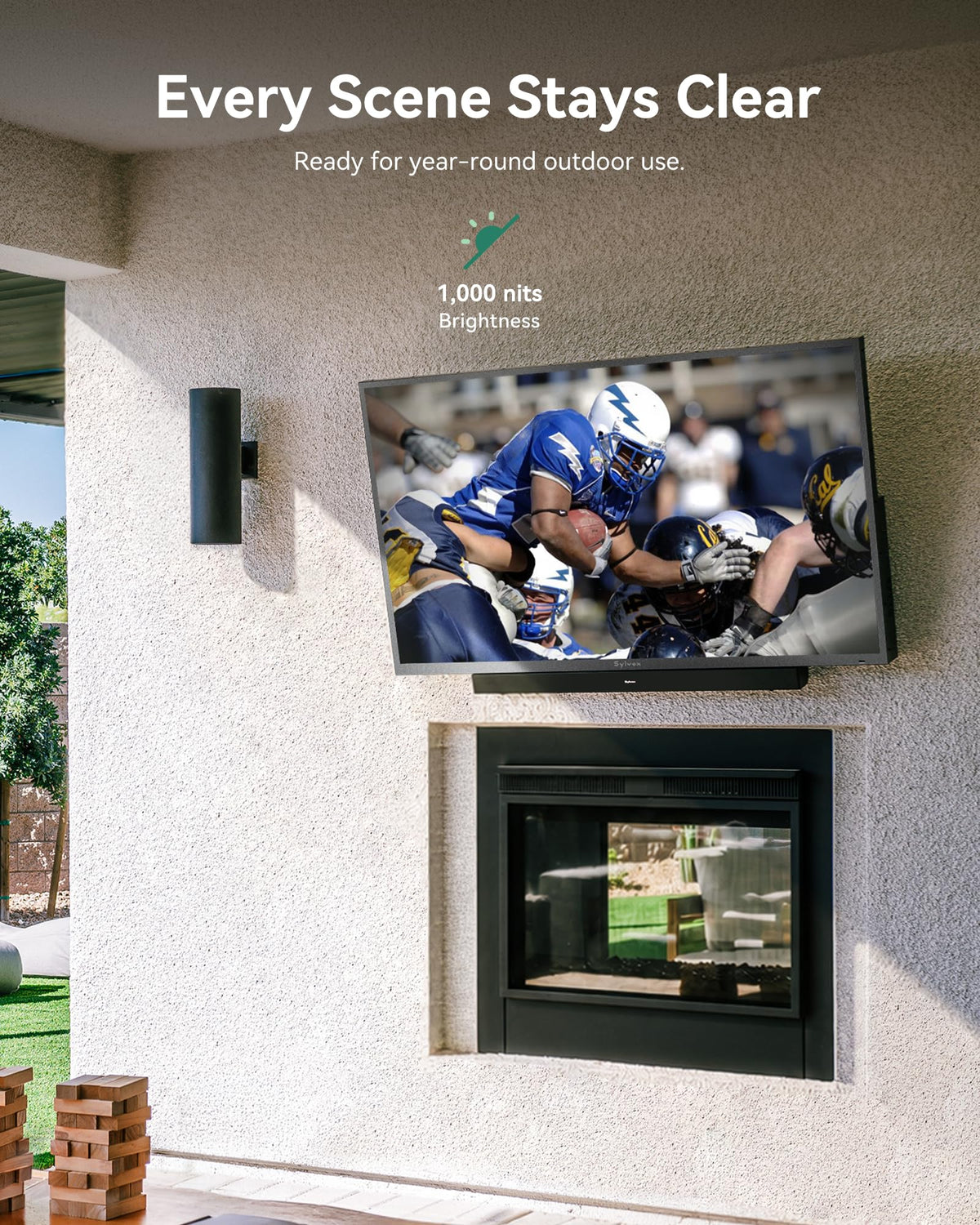 55 inch Smart Waterproof 4K UHD Outdoor TV W8528